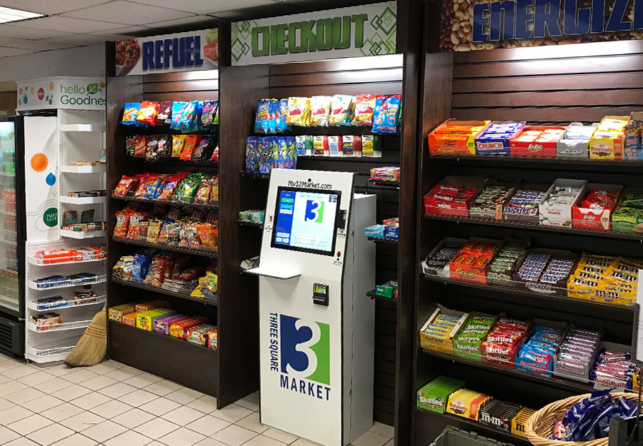 Self-serve kiosks making micro-market purchasing quick and easy